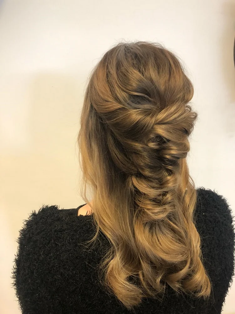 Hair styling at Sam’s Hair & Beauty